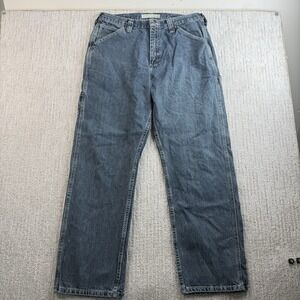 Lee Dungarees Carpenter Jeans Mens 36x32 Blue Loose Fit Workwear Denim Baggy Y2K